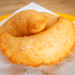 Panzerotti fritti in friggitrice ad aria